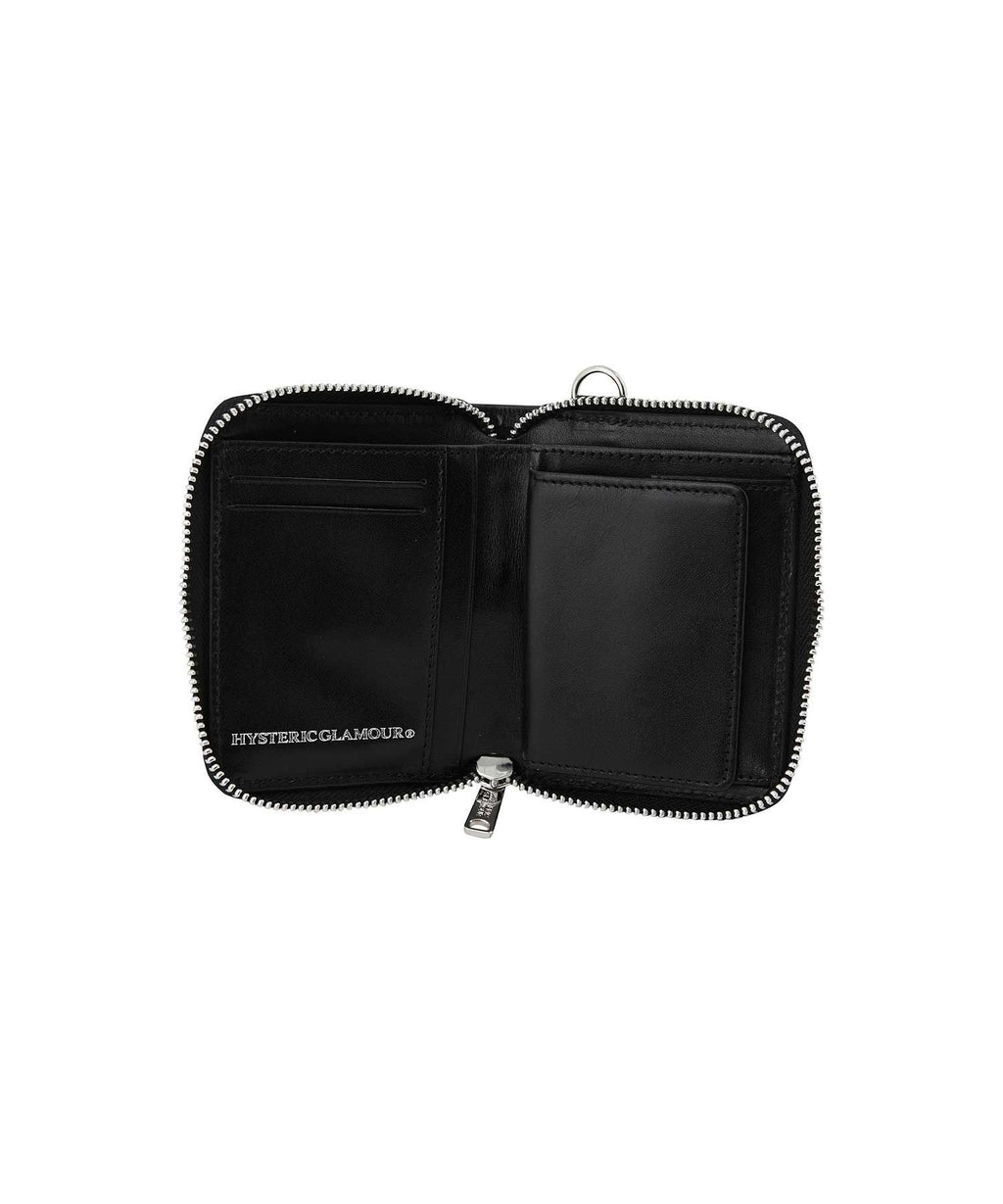 DIZZY & MILKY Studded Round Zip Wallet