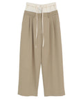 W WAIST WIDE SLACKS