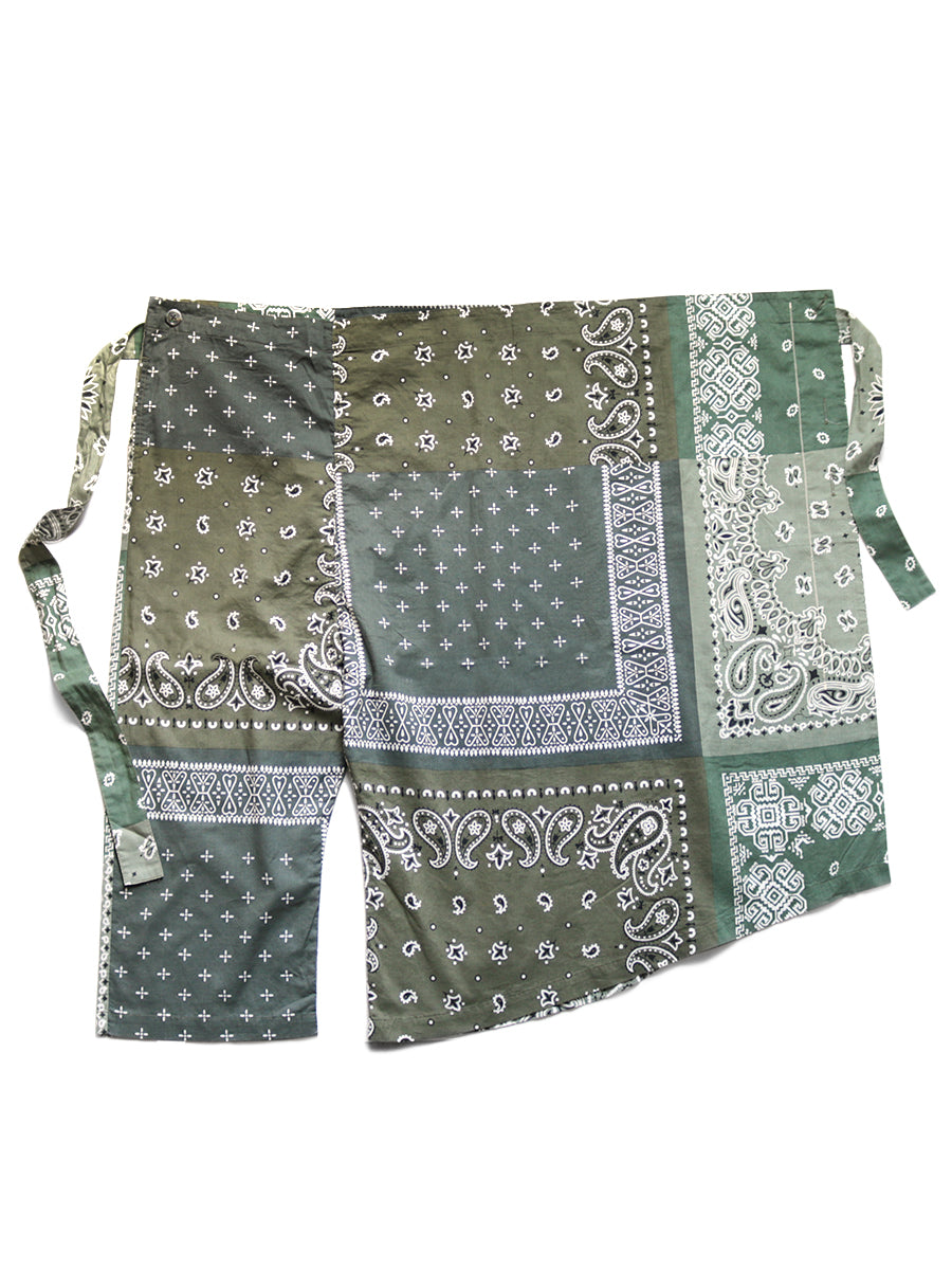 Gauze Bandana Patchwork pt Wrap Pants