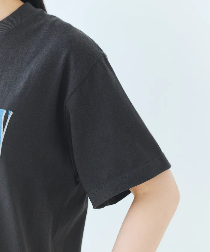 Comfortable Logo Horse Print Crew Neck T-Shirt