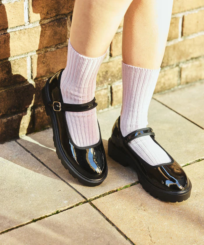 Sunny Rain Compatible Chunky Mary Jane Sneakers