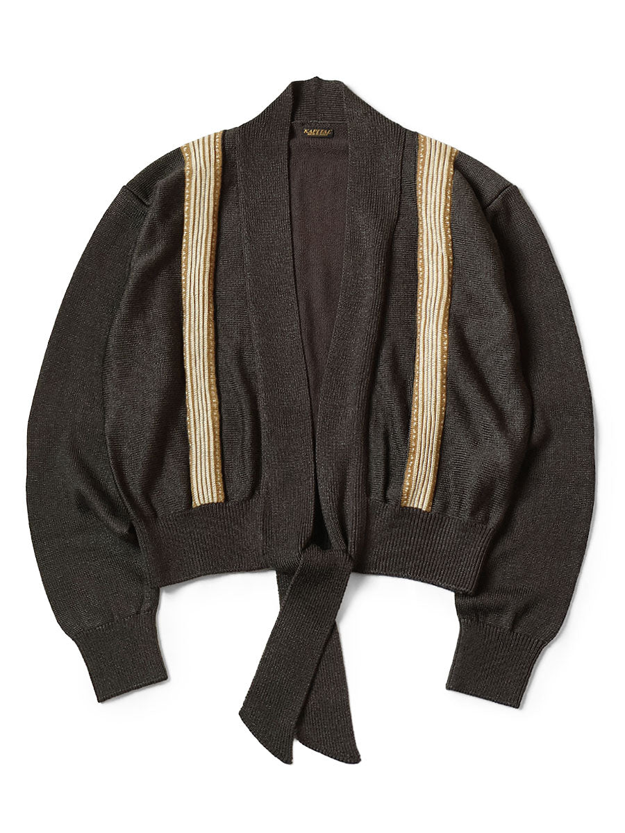 7G Retro Striped Opera Cardigan