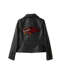 HYSTERIC ROLLERS Patch Short Leather Blouson