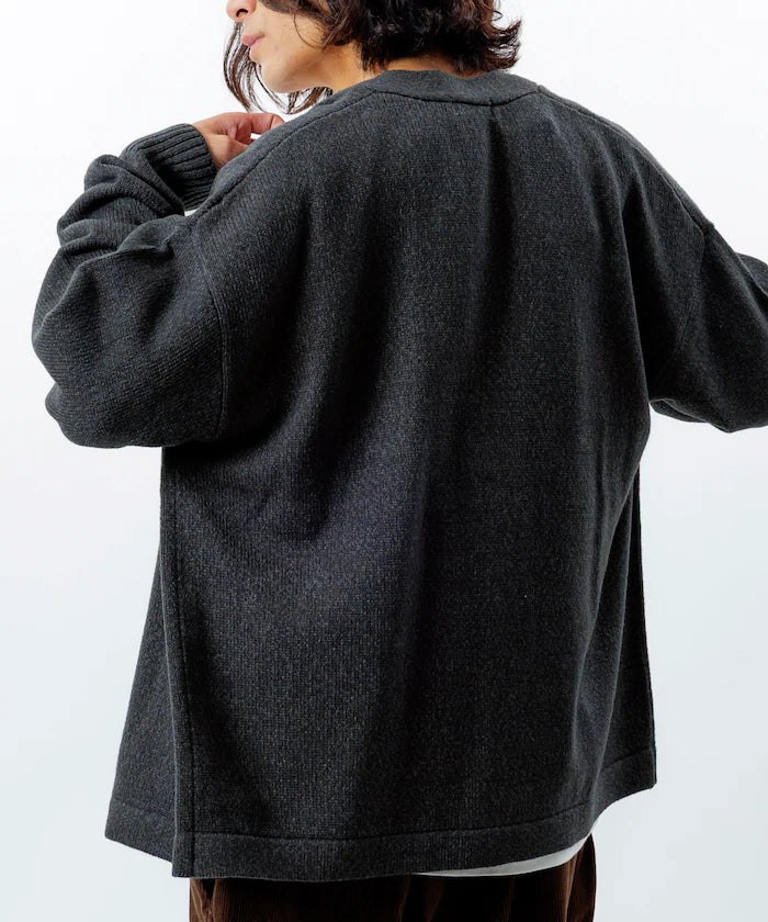 Relaxed Fit Easy Care Washable V-Neck Cardigan