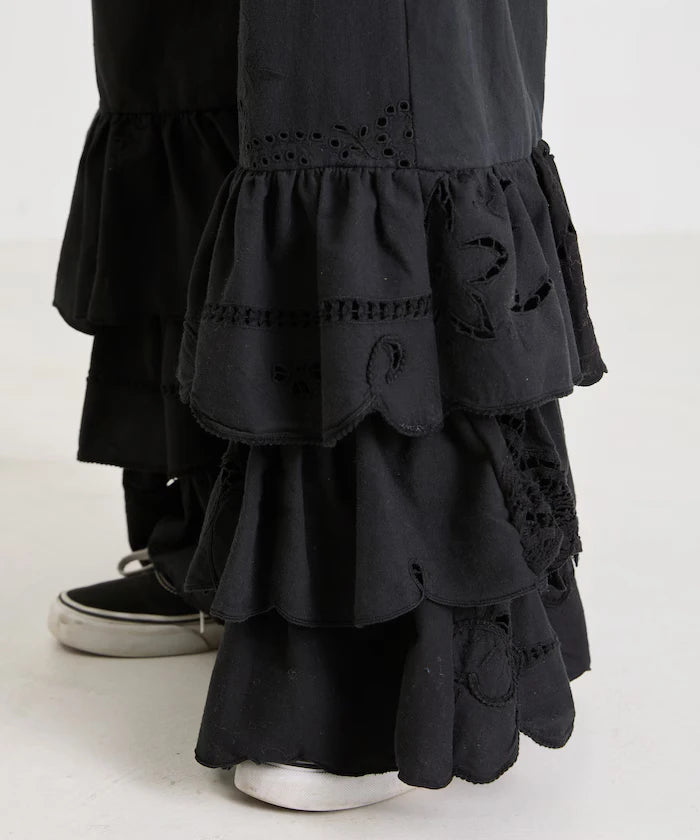 vintage lace tablecloth remake easy pants