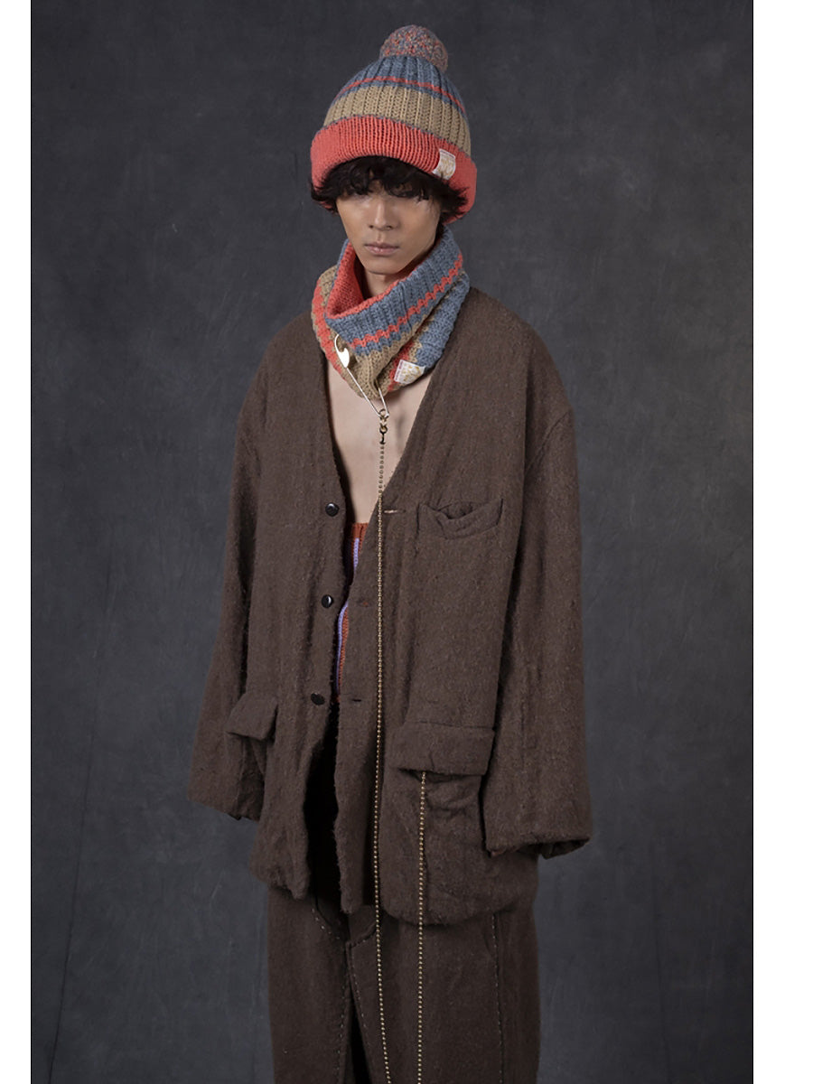 3G Wool Ribbed Knit Snood