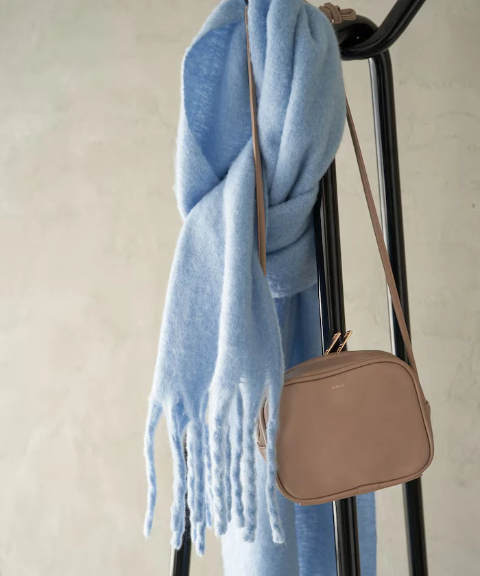 Volume Fringe Scarf