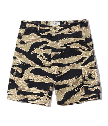 GOLD TIGER PATTERNS SHORTS