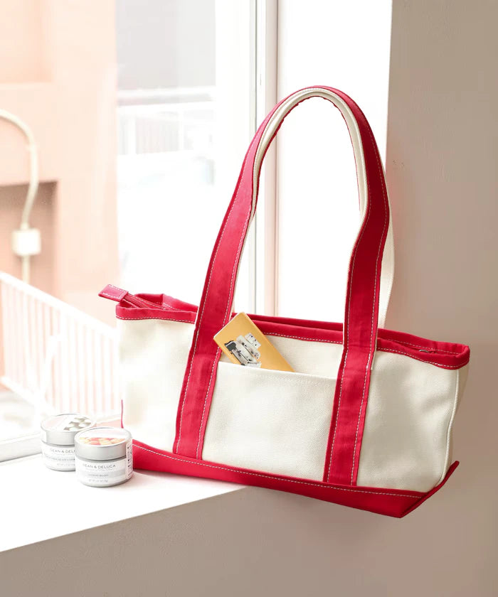 Wide Canvas Tote Bag