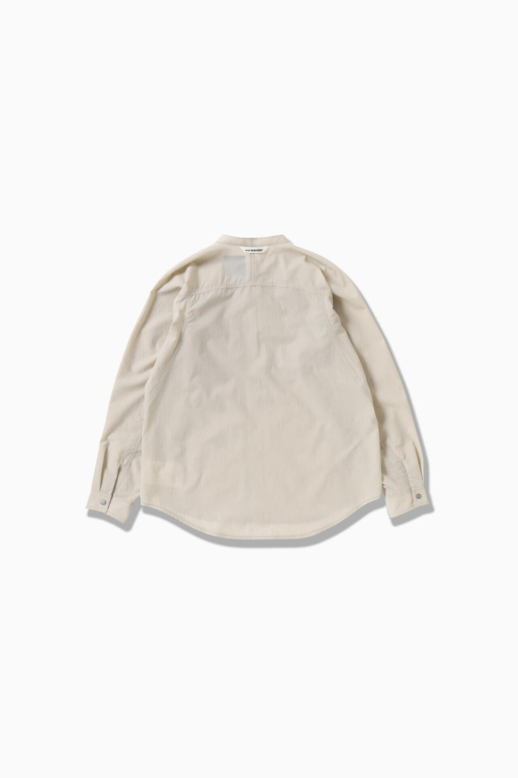 stretch rip band collar shirt