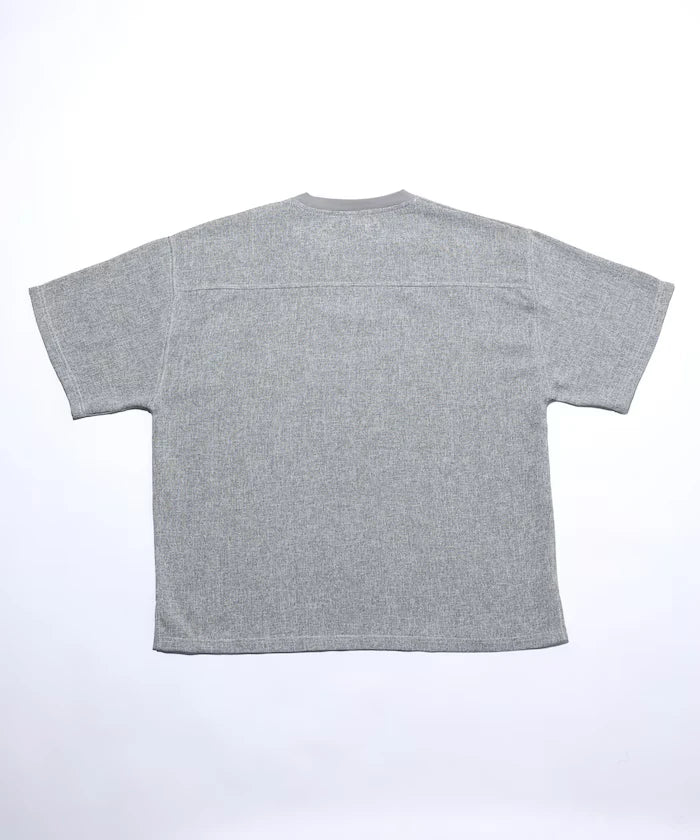 Dry Touch Summer Tweed Short Sleeve Crew Neck