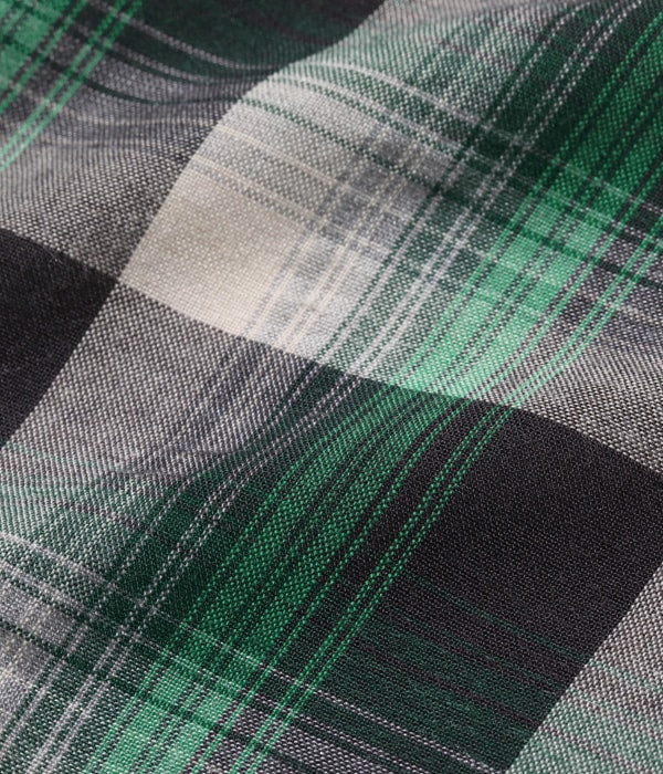 RAYON CHECK OPEN SHIRT