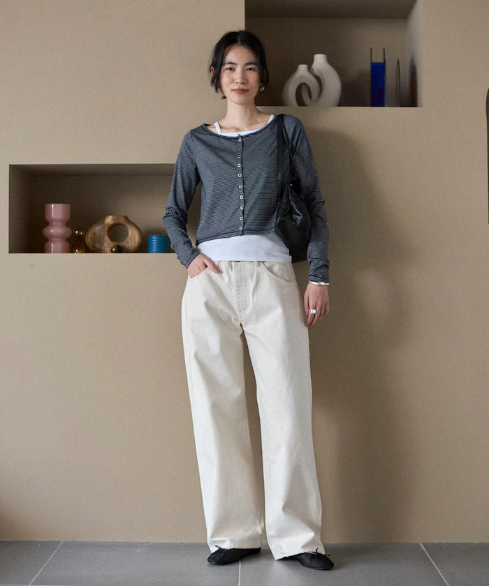 [February 12, 12:00 Release] Layered Set Top / Striped Cardigan & Camisole