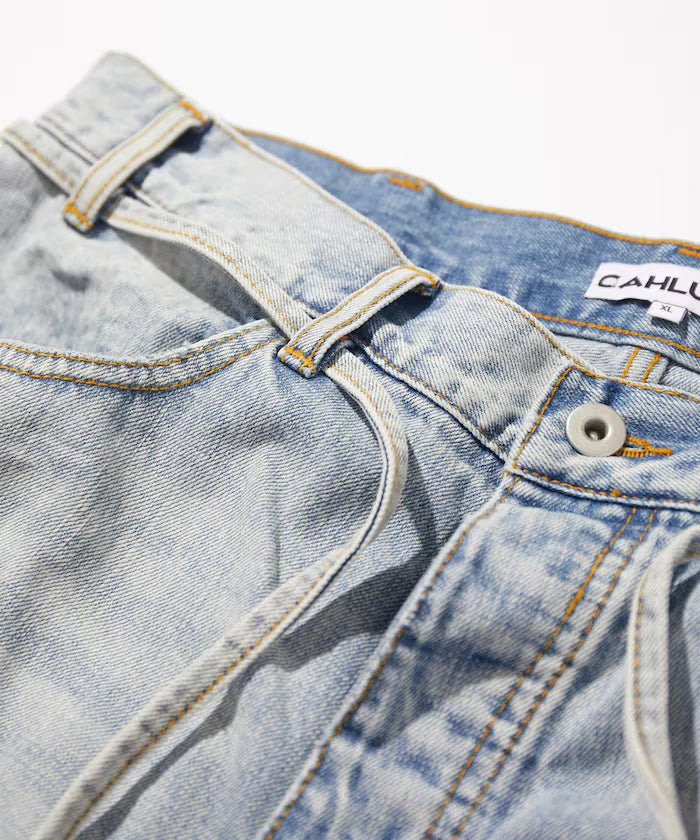 Selvedge Denim Baggy Shorts