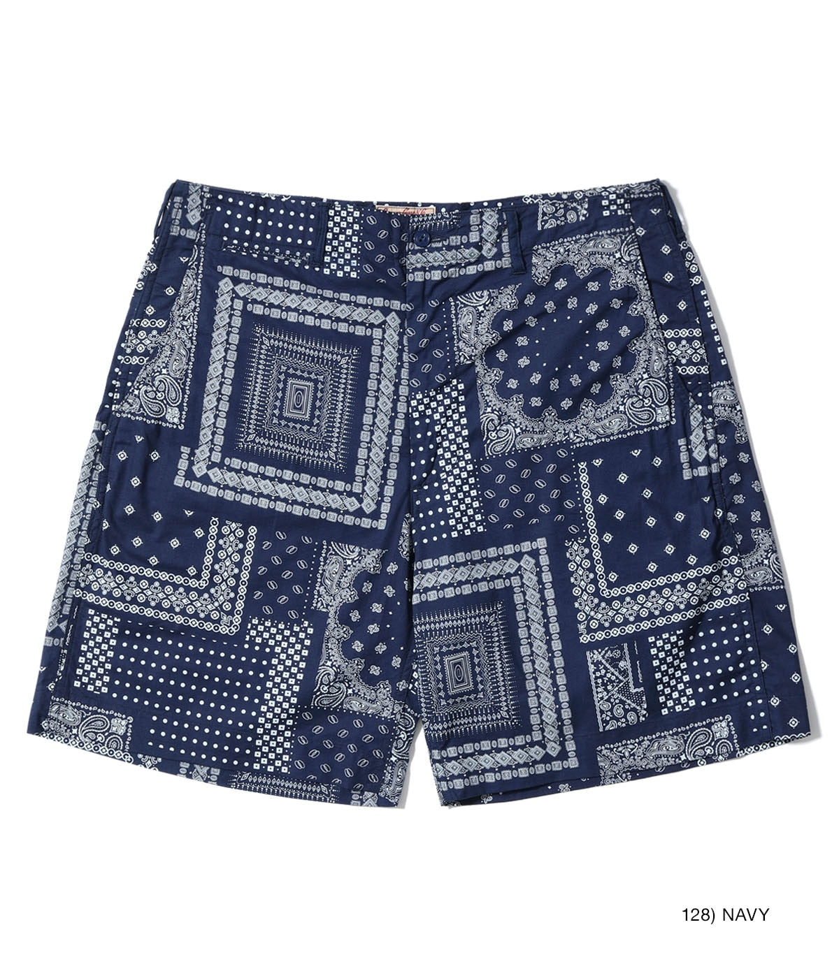 NATIVE AMERICAN BANDANA PATCHWORK PRINT WORK SHORTS