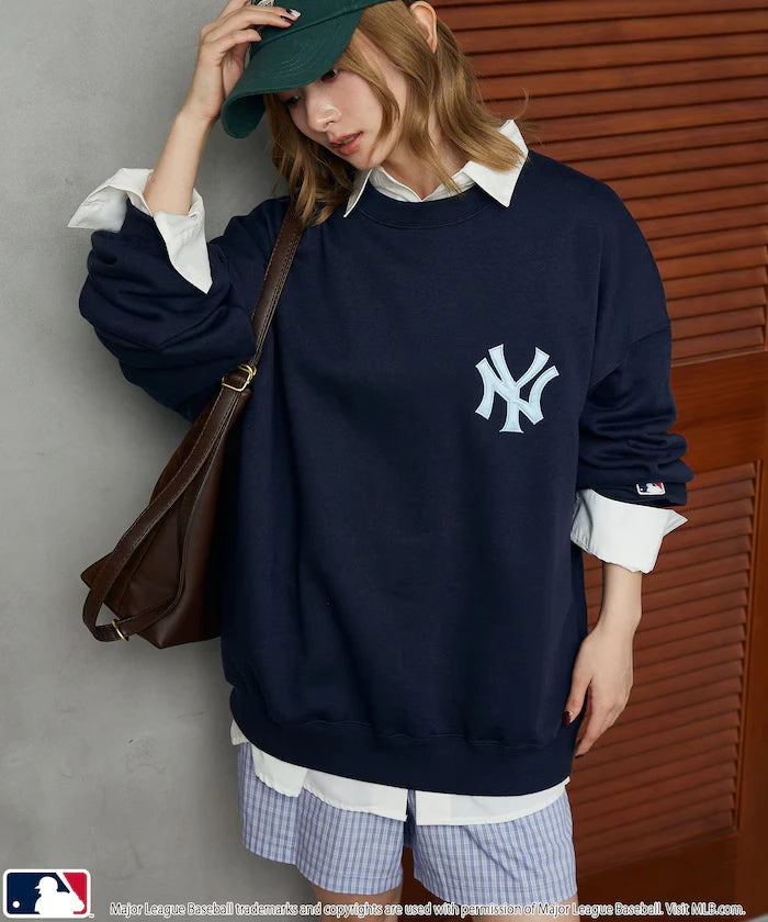 Custom MLB Fleece Crewneck Logo Sweatshirt Limited Edition