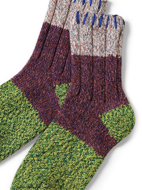 56 Pcs Wool Gogh Tweed HOBO Stitch Socks