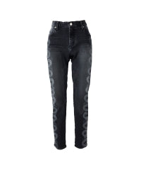 Snake Loop Skinny Denim Pants