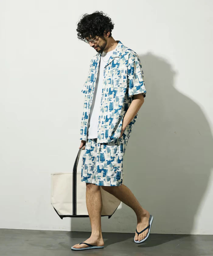 Pattern Easy Shorts / Allover Design Short Pants / Setup Compatible