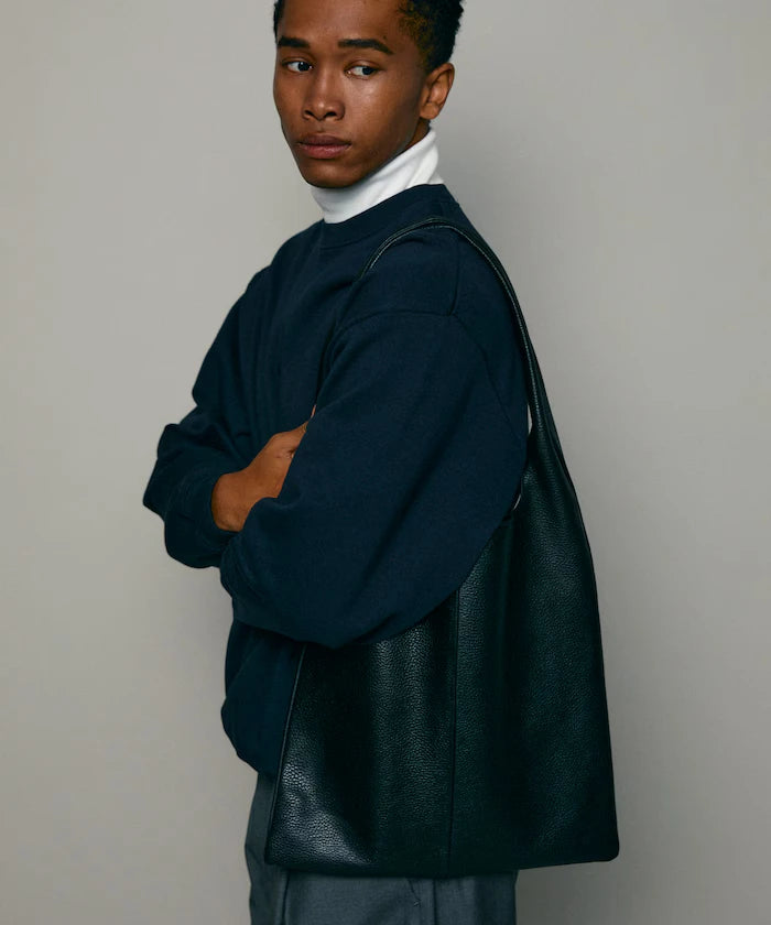 Leather Marche Bag / Leather Marche / Tote Bag / Cowhide / Water-repellent Leather