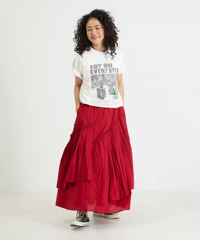 India Frill Maxi Gathered Skirt