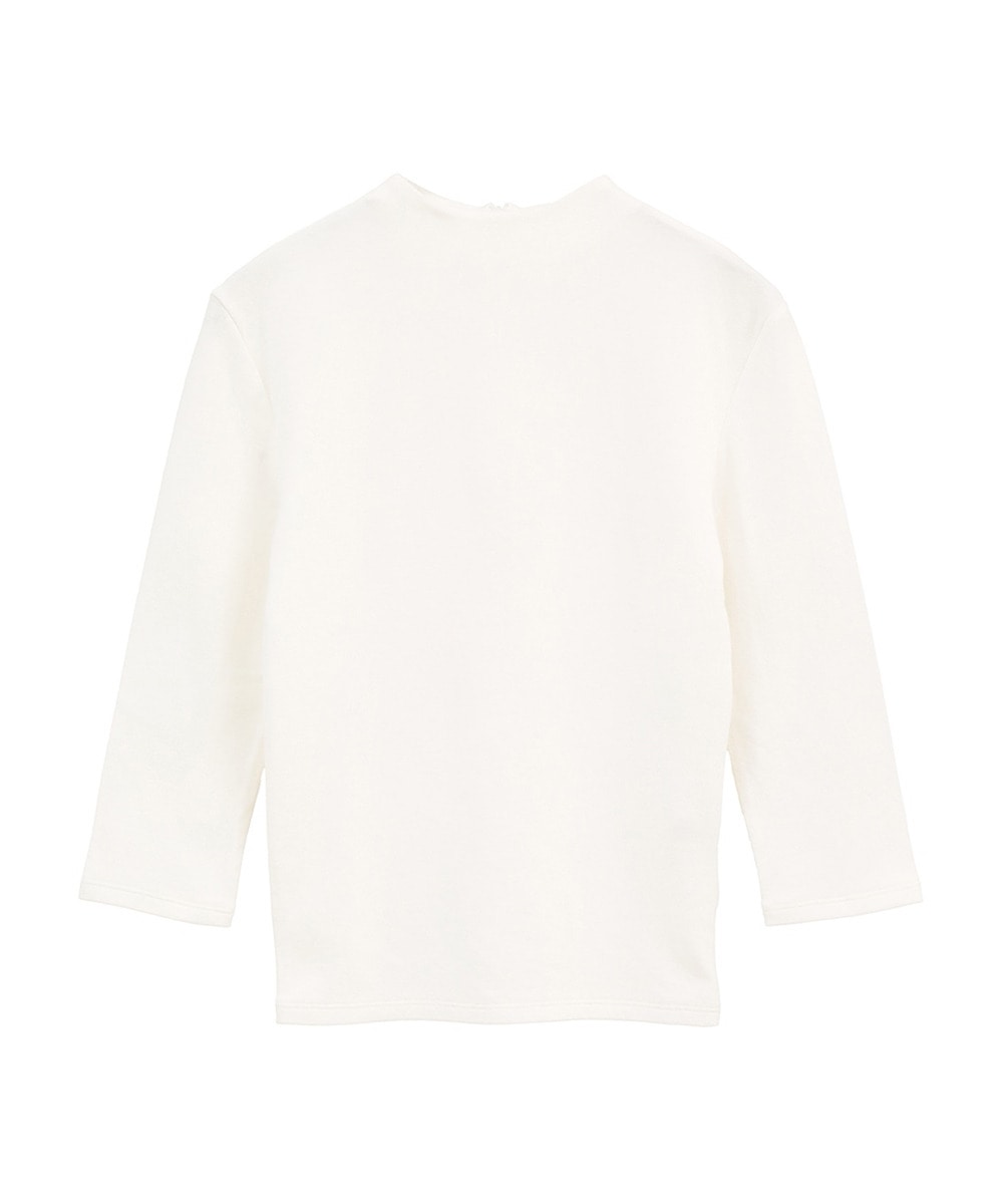 MOCK NECK MID SLEEVE TOPS