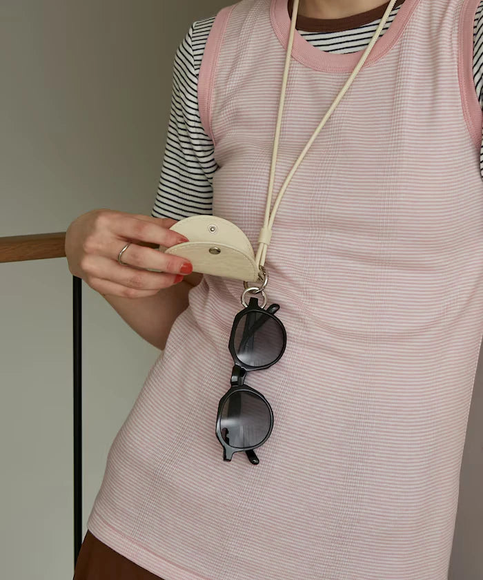 Glass Ring Multi Neck Strap