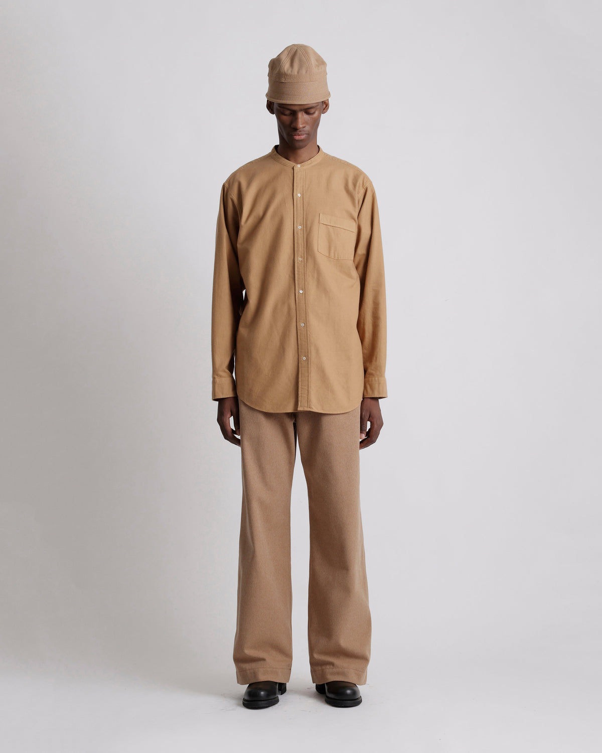 LOT.104 BAND COLLAR SHIRT