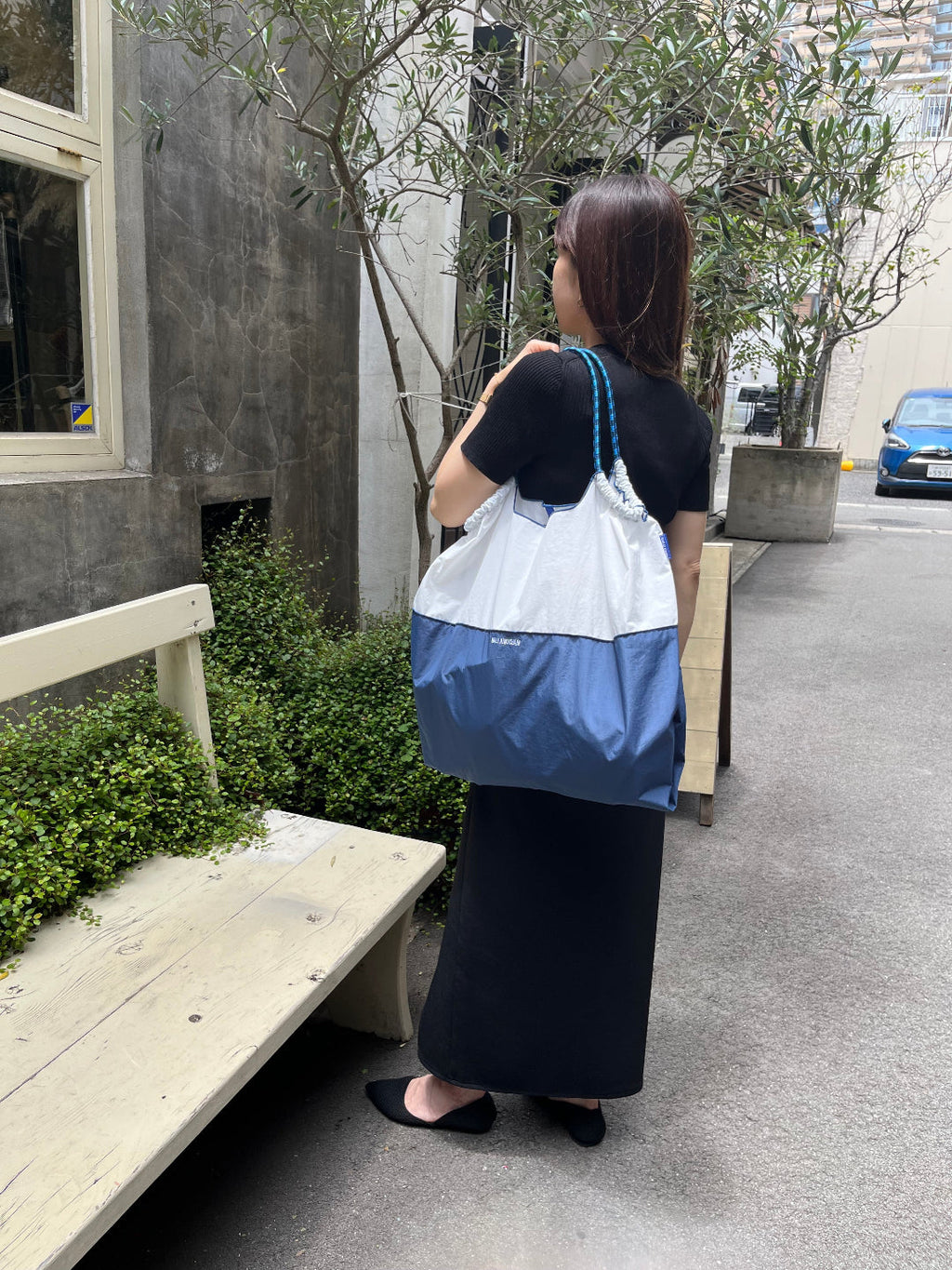 Bicolor Model(L#0432 WHITE/BLUE-301195