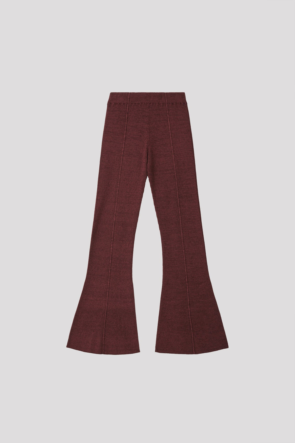 PORTRAIT VELVET TIGHT FLARE PANTS