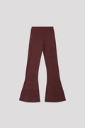 PORTRAIT VELVET TIGHT FLARE PANTS