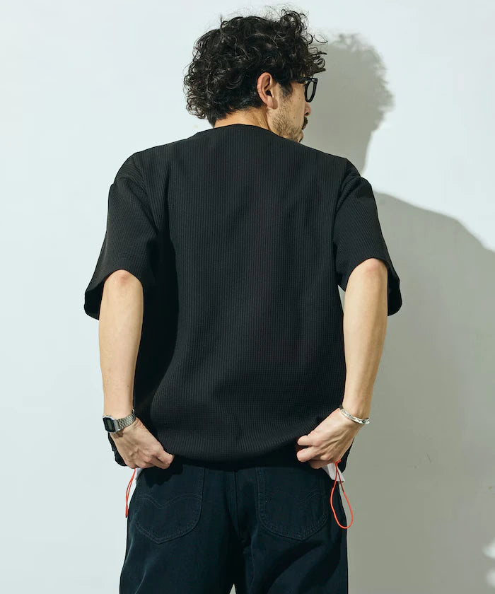 Side Pocket Spindle Tech Thermal Short Sleeve T-Shirt / Big Silhouette