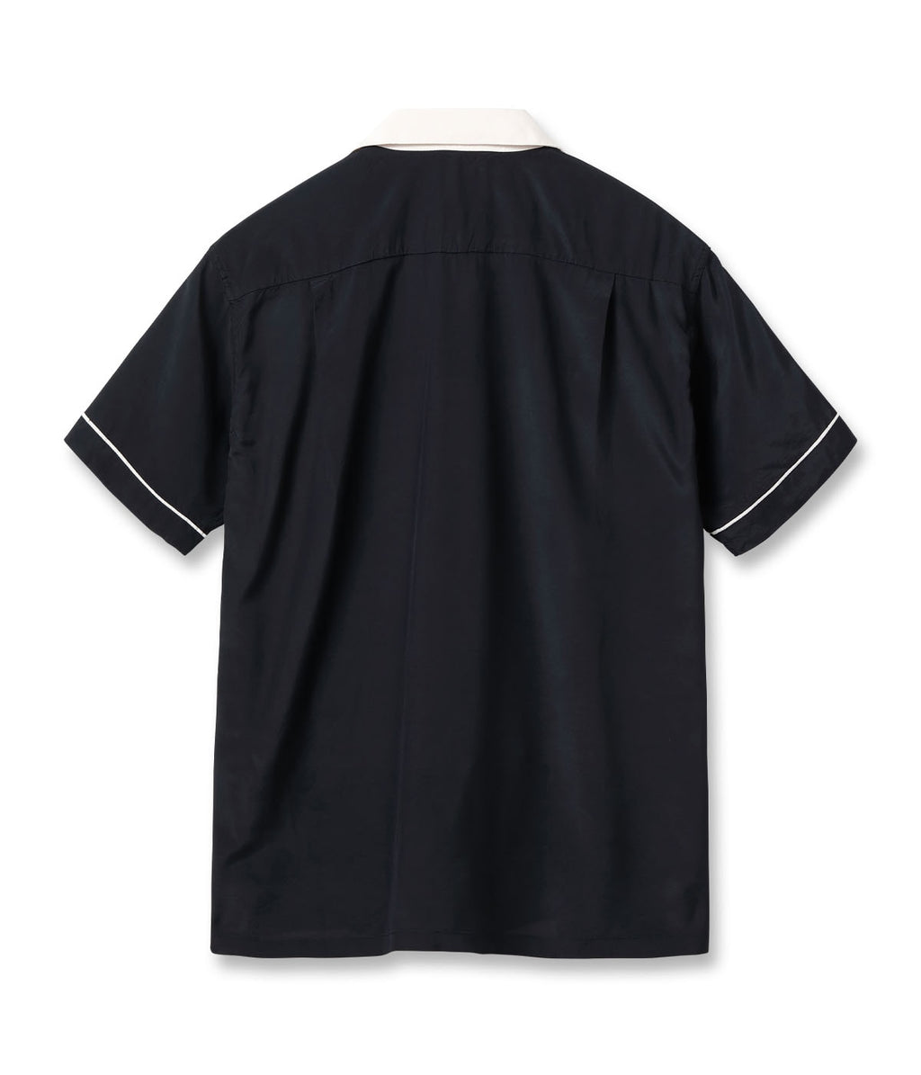 RAYON BOWLING SHIRT “PIPING”