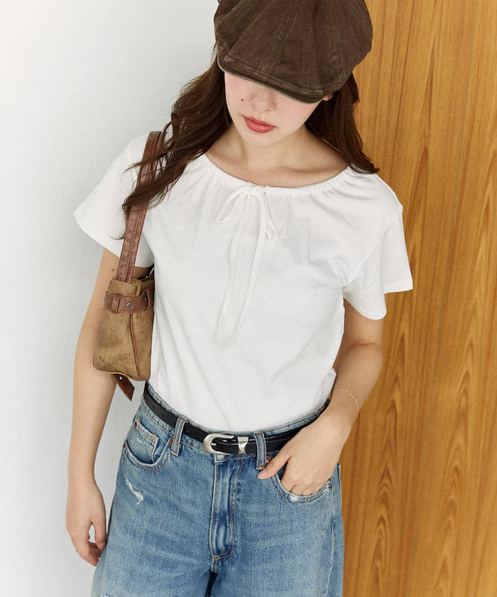 Drawstring Ribbon T-Shirt Limited Edition