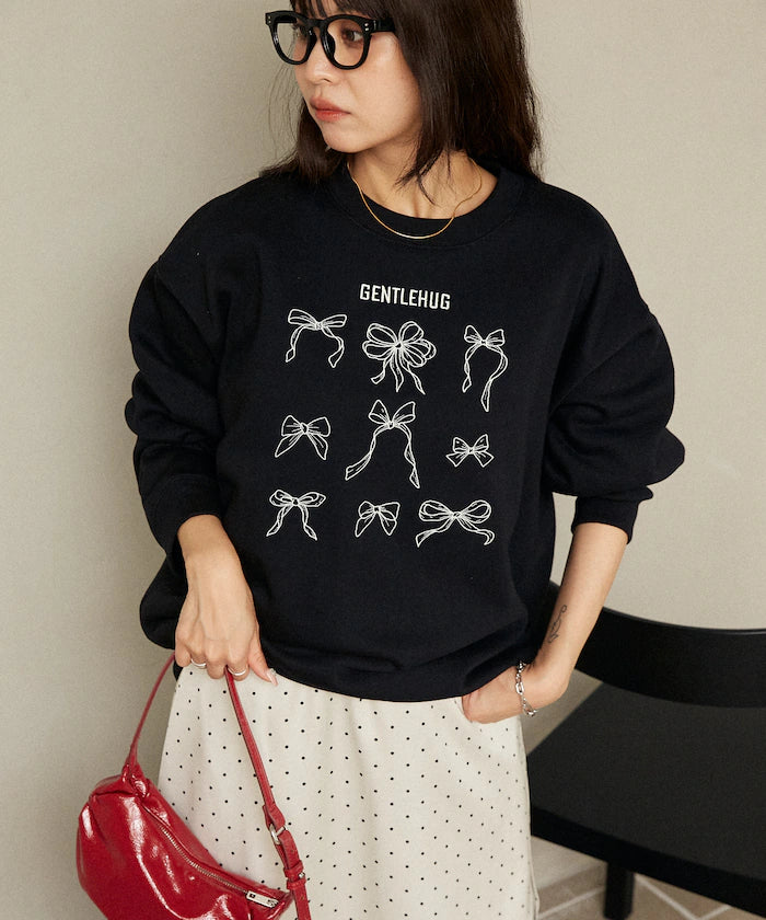 Ribbon Embroidery Crew Sweat Limited Edition