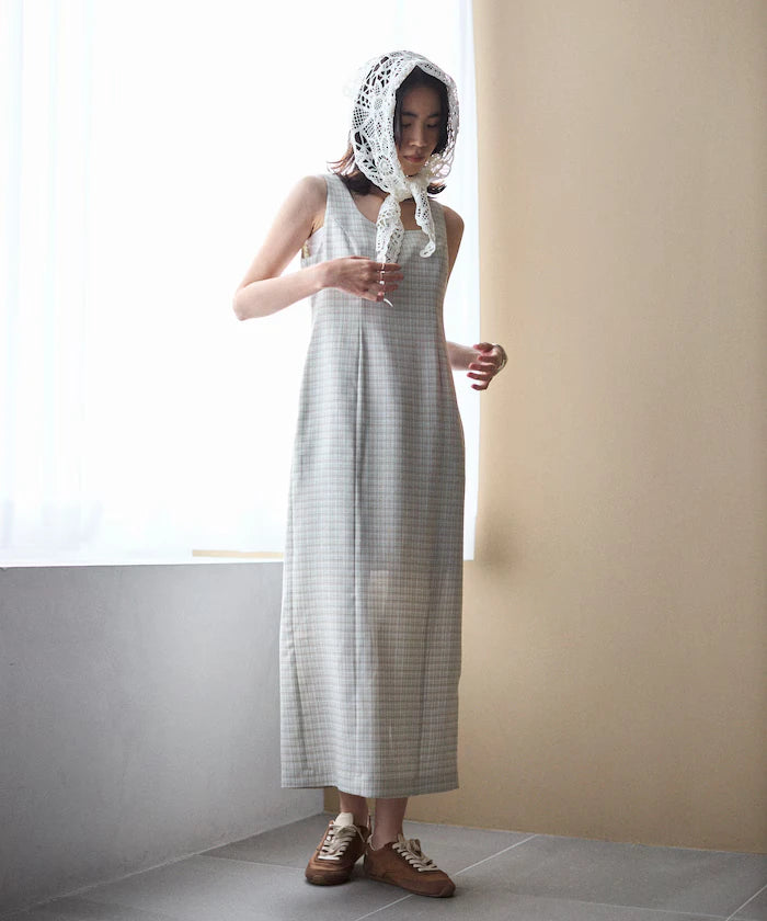 Camilla Check I-Line Dress / Suitable for Setup