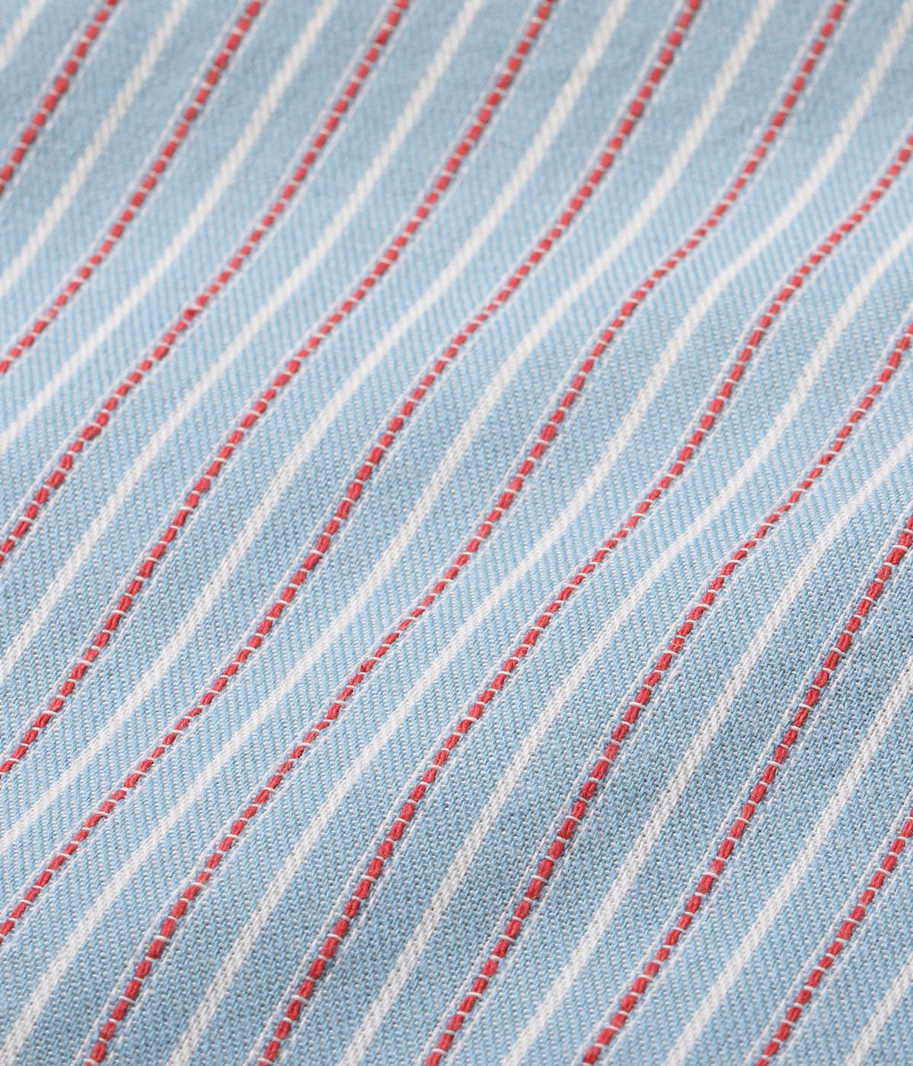 Dobby Stripe Work Shirt (Short Sleeve)