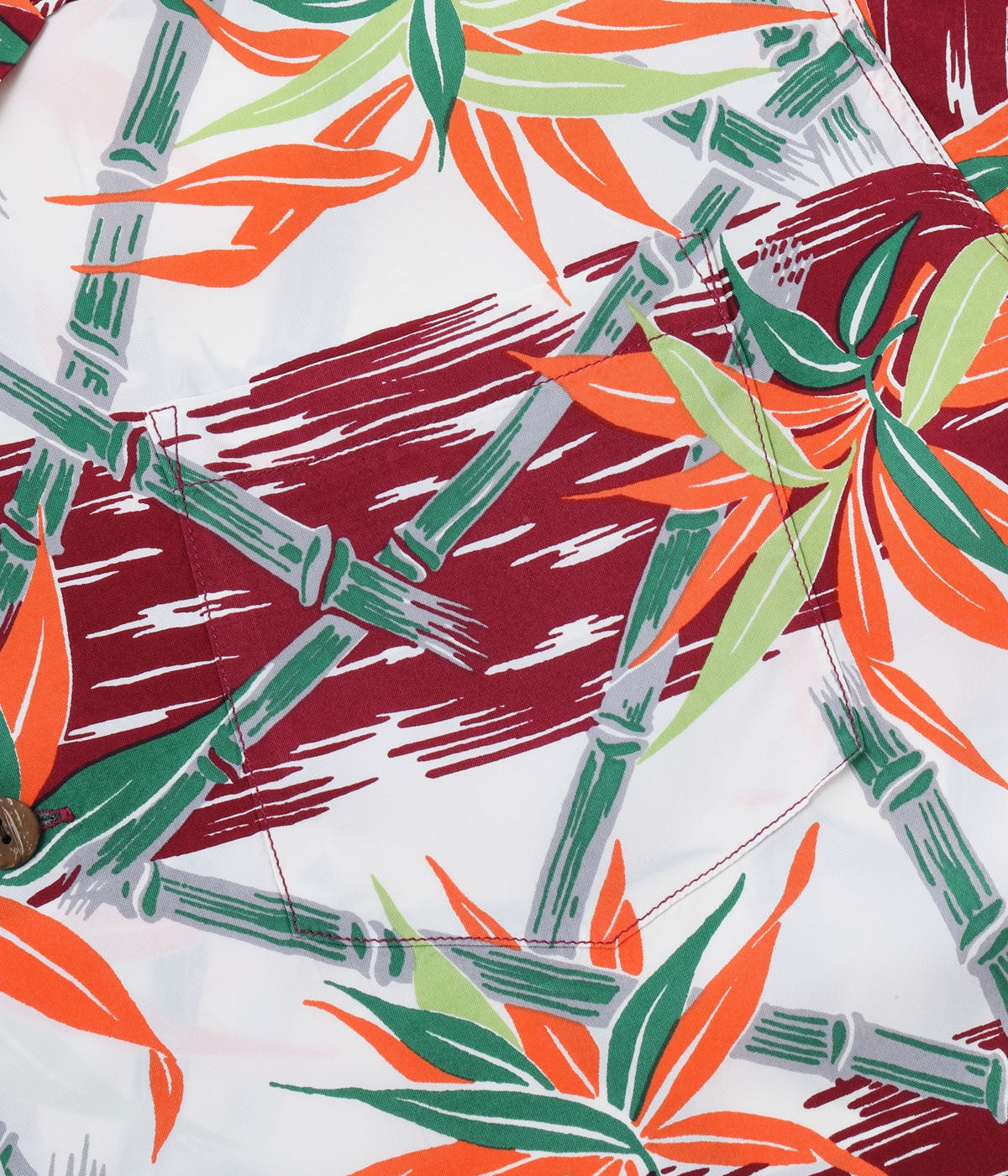 Rayon Hawaiian Shirt 'Bamboo Grasslands'