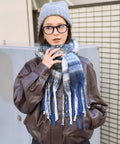 Boucle Check Scarf