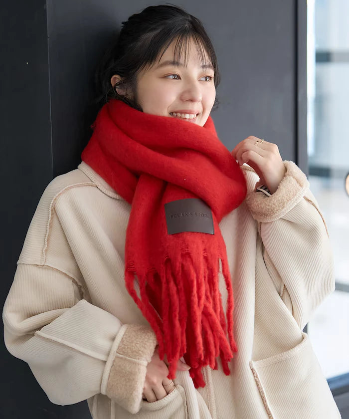 Volume Fringe Scarf