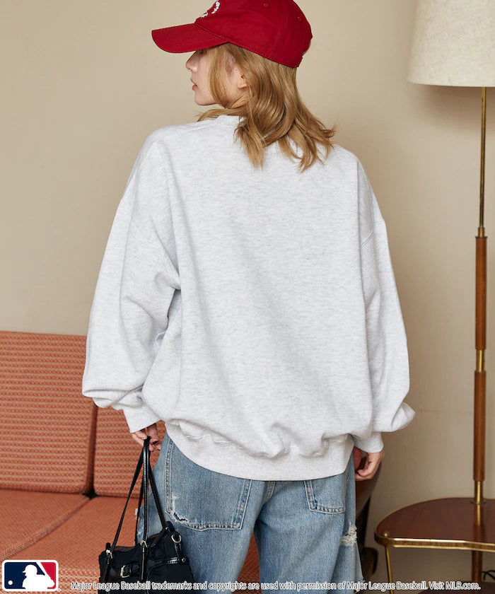 Custom MLB Fleece Crewneck Logo Sweatshirt Limited Edition