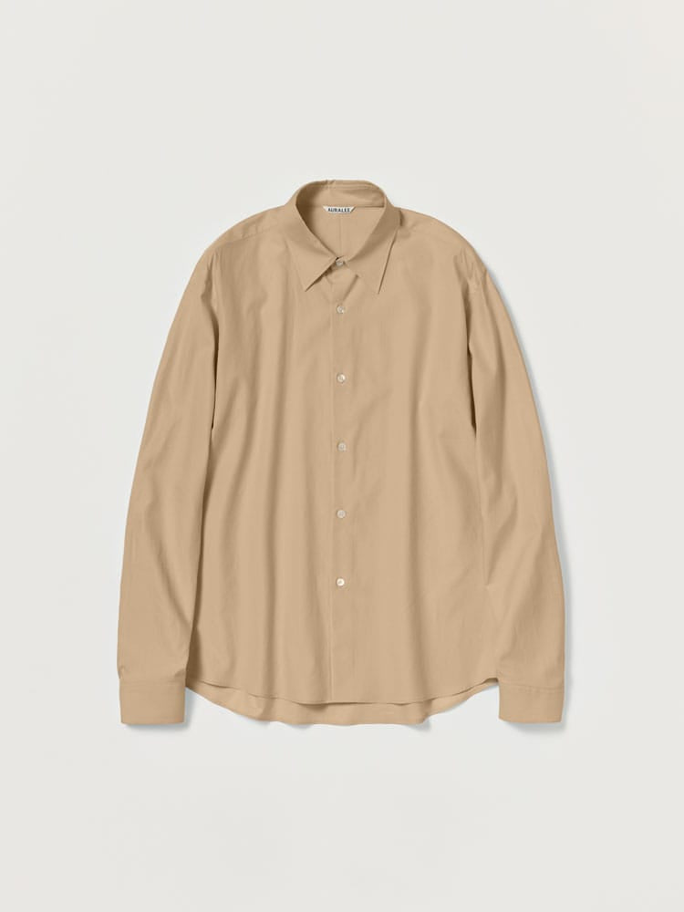 WASHED FINX TWILL SLIM SHIRT