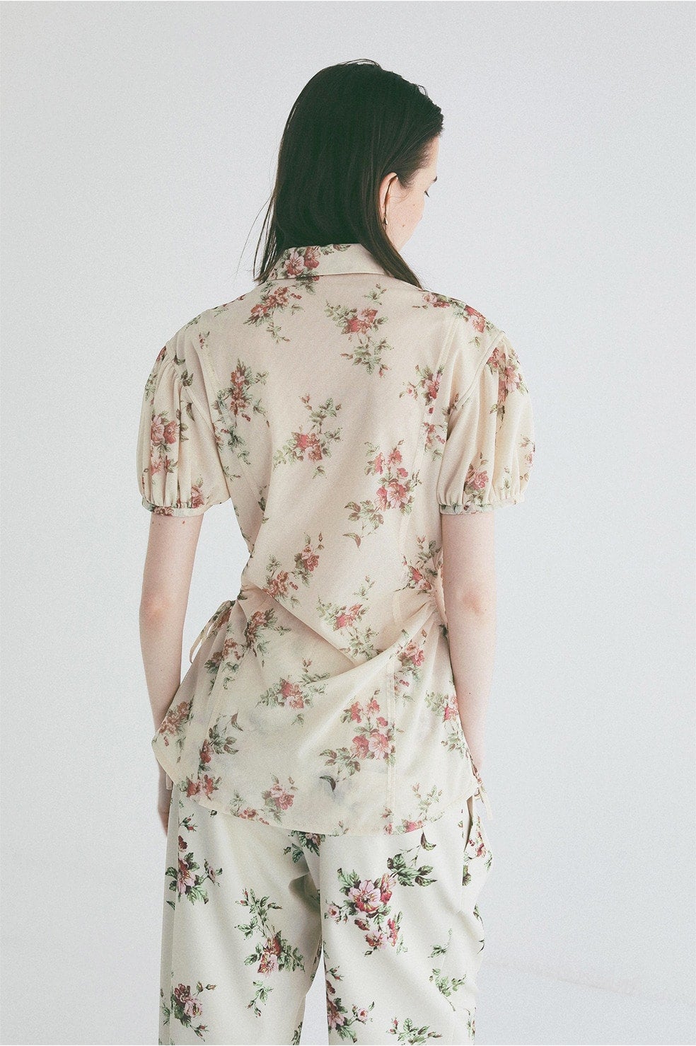 FLOWER SIDE HOLE SHIRTS