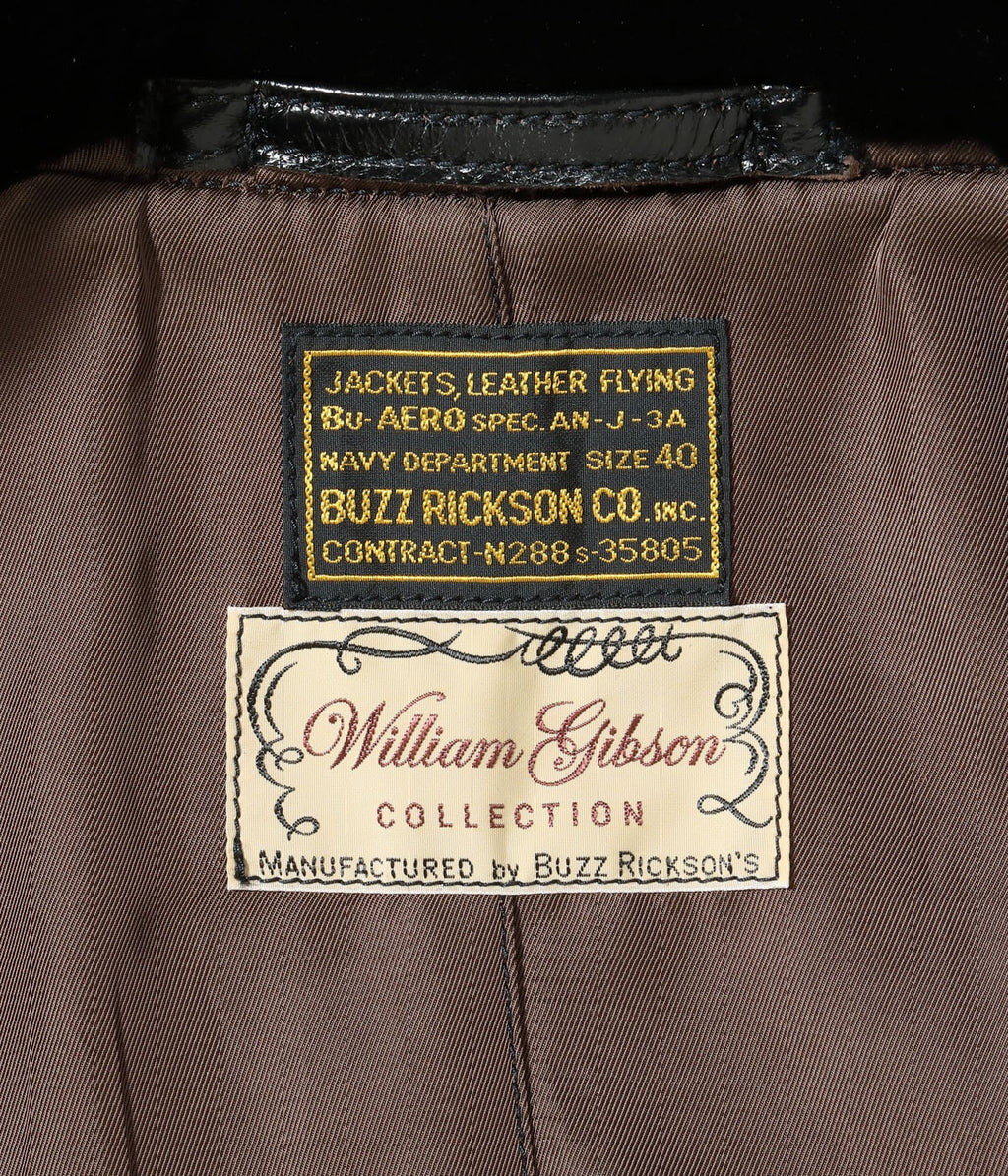 WILLIAM GIBSON COLLECTION Type BLACK AN-J-3A HORSEHIDE MODEL