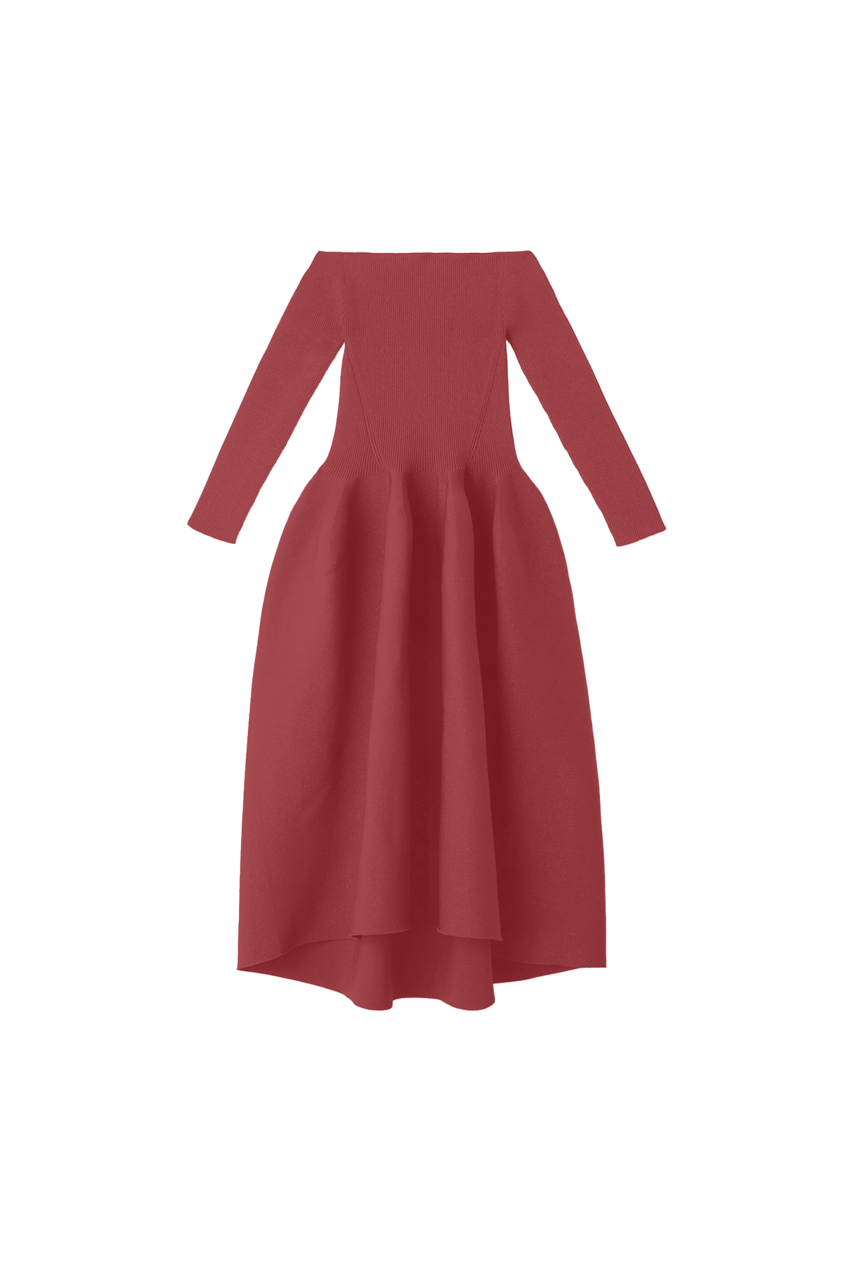 POTTERY HS OFF SHOULDER LONG SLEEVE DRESS