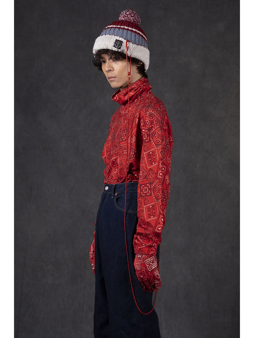 20/-Tenjiku COOKIE Bandana pt High Neck Long T