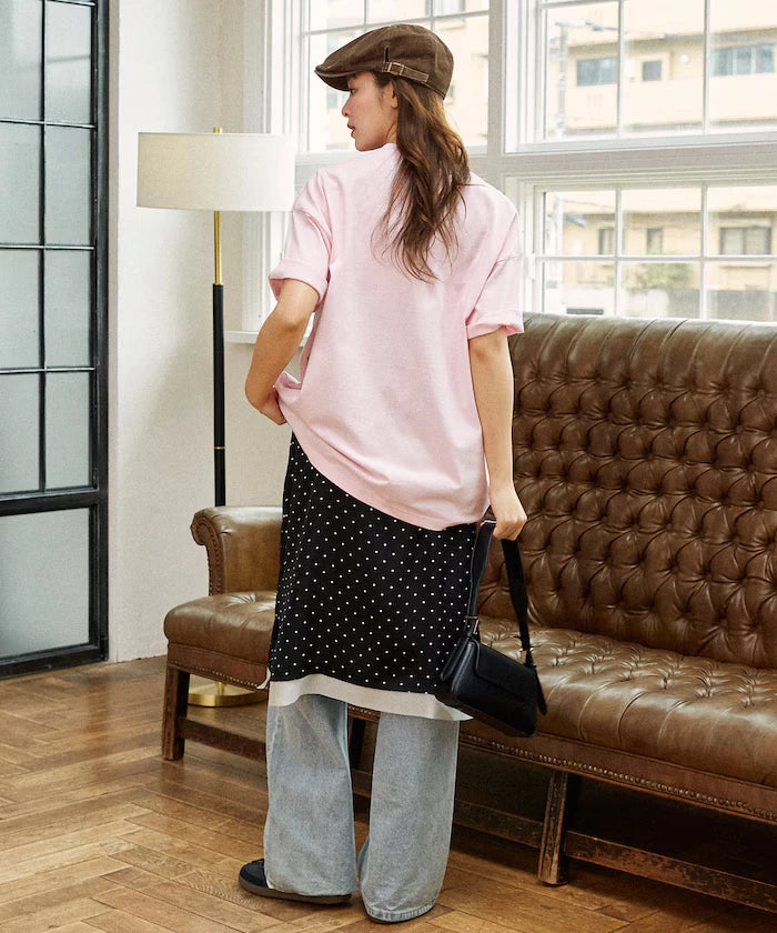<Functional Material> Genteel Rabbit Print T-Shirt Limited Edition