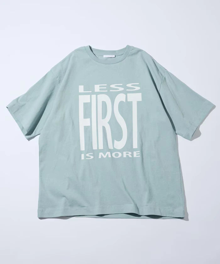 6 Ounce Front Logo Print Crew Neck T-Shirt / Print T-Shirt PRINT BIG FIRST