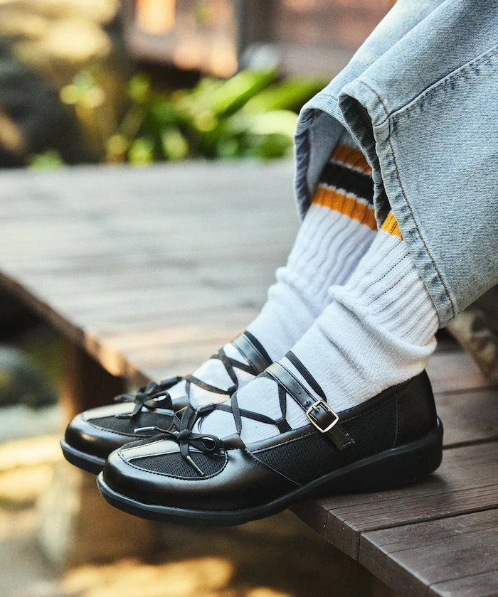Lace-Up Ballet Shoes