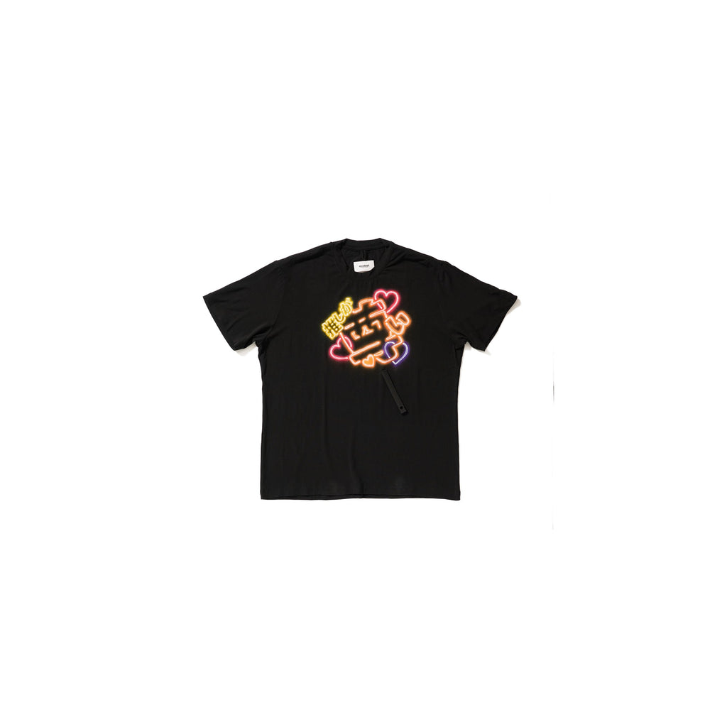 BIG FAN-SERVICE NEON PAINT T-SHIRT